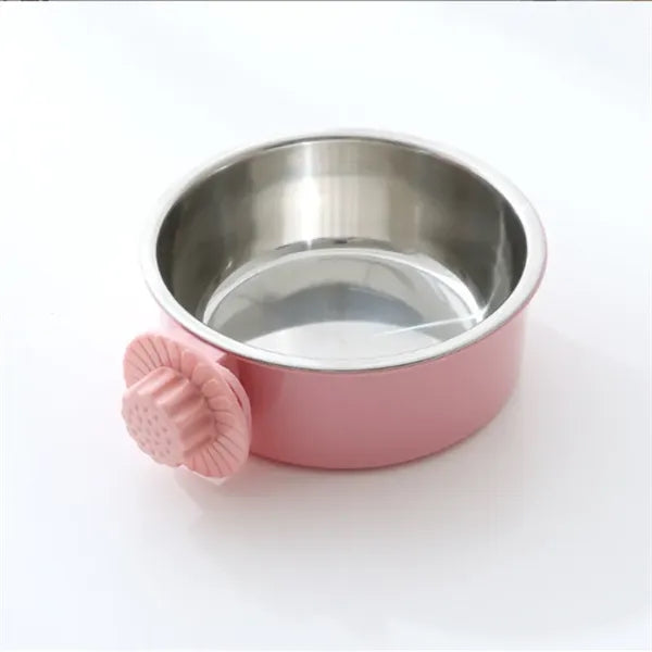 Stainless Steel Removable Pet Food Bowl