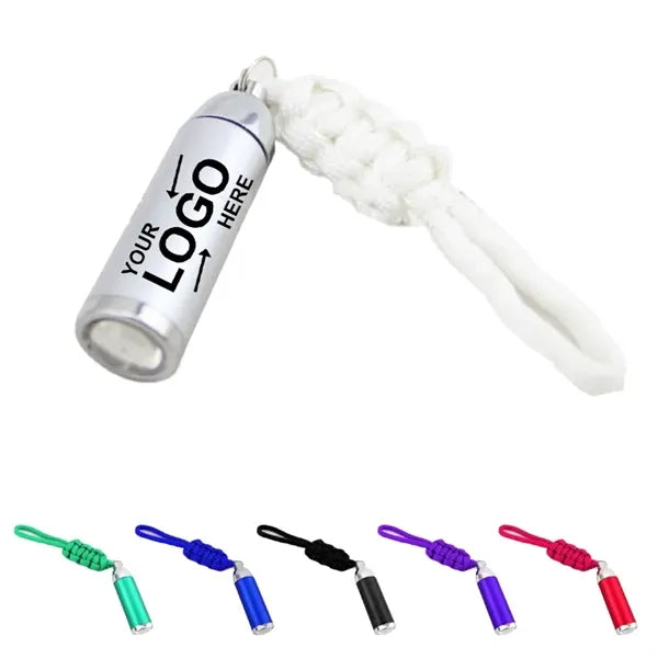 Led Flashlight With Paracord