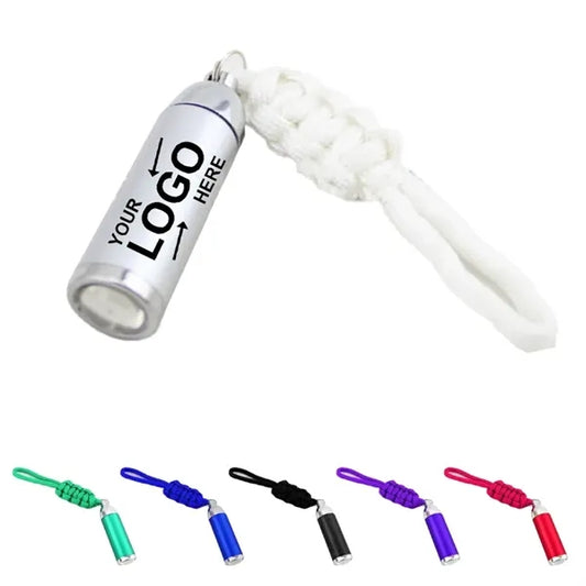 Led Flashlight With Paracord