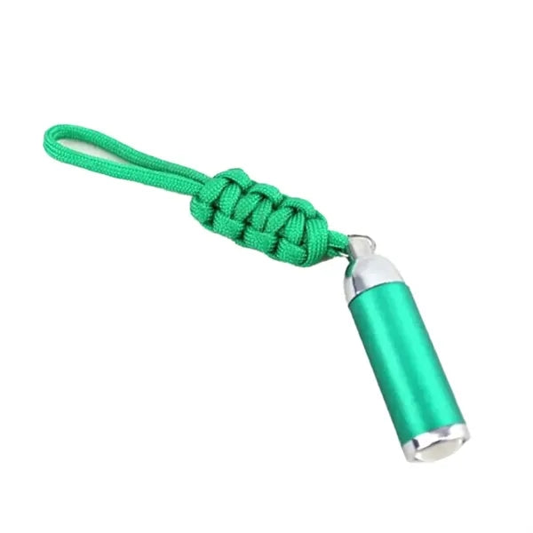 Led Flashlight With Paracord