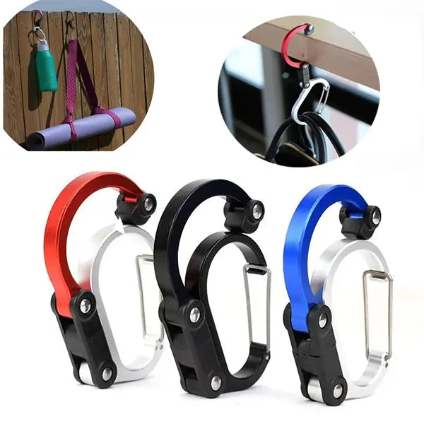 Outdoor D-Shaped Carabiner Clip