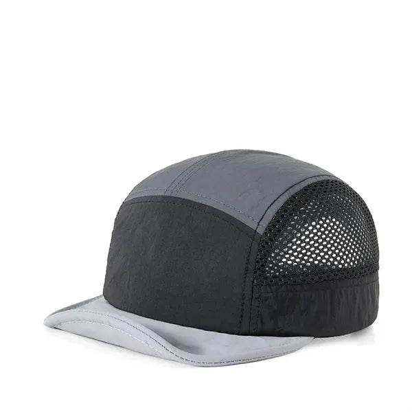 5 Panels Colorful Unstructured Classic Flat Bill Hat