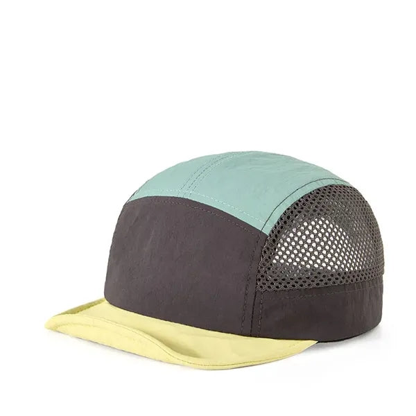 5 Panels Colorful Unstructured Classic Flat Bill Hat