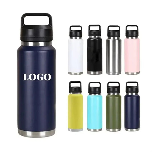 18oz/26oz Steel Insulated Handle Water Bottle Tumbler