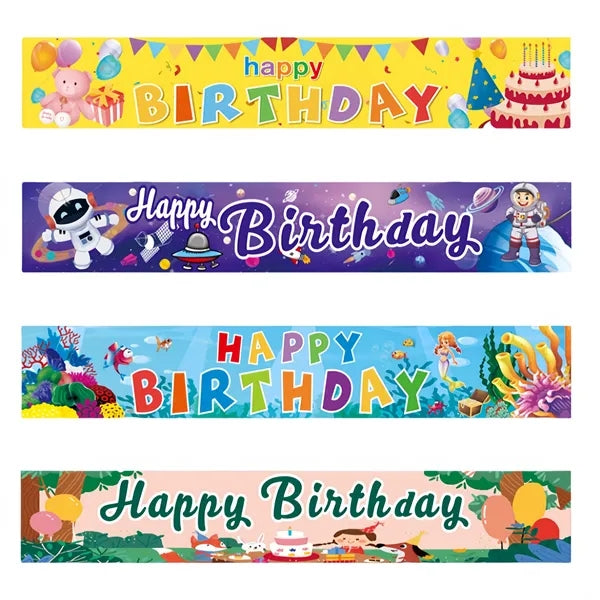 118" x 20" Custom Party Banner