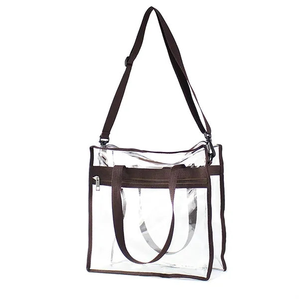 Clear PVC Stadium Tote Bag