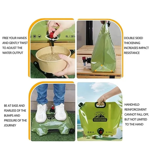 Collapsible 8L Water Storage Bag