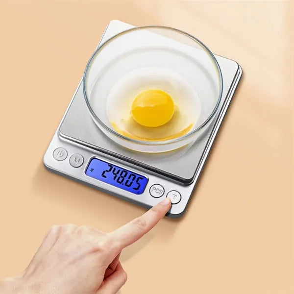 Stainless Steel Kitchen Scale 4 Max Weights Switchable Units