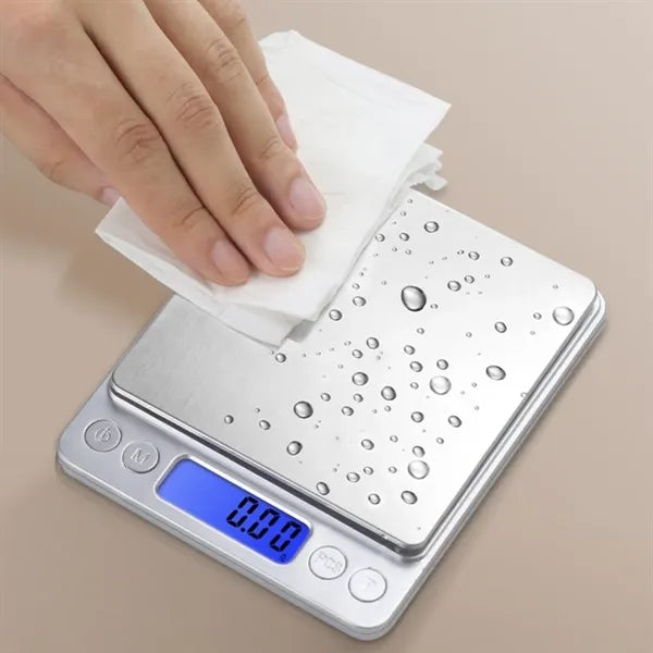 Stainless Steel Kitchen Scale 4 Max Weights Switchable Units