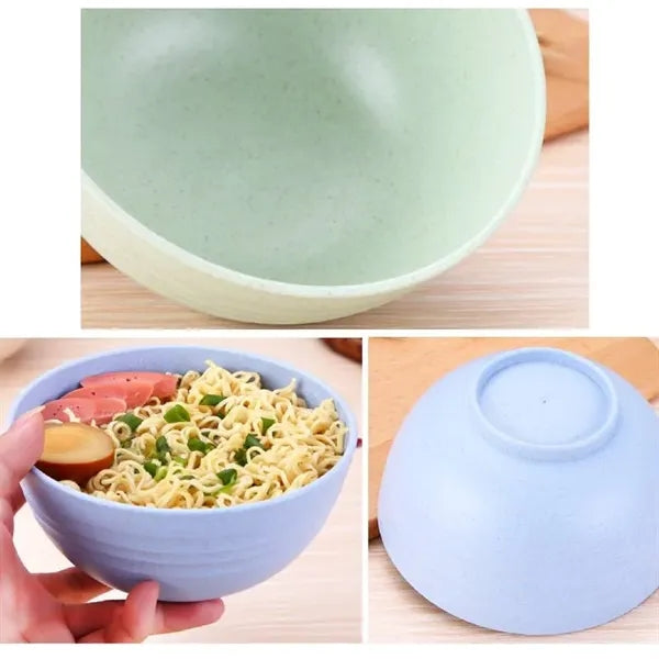 Unbreakable Wheat Straw Cereal Bowls