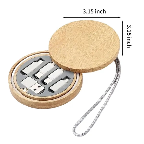 Bamboo Multi USB Charging Cable Kit