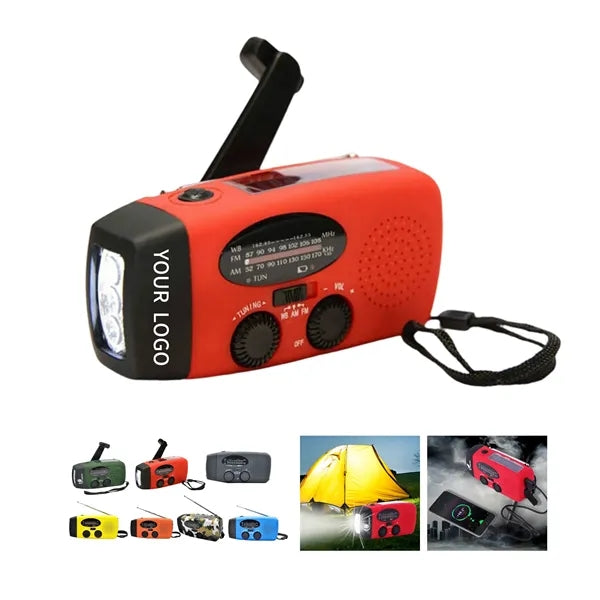 Solar Hand Crank Emergency Radio