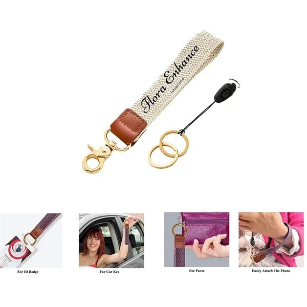 Cute Stretchy Key Chain Wristlet