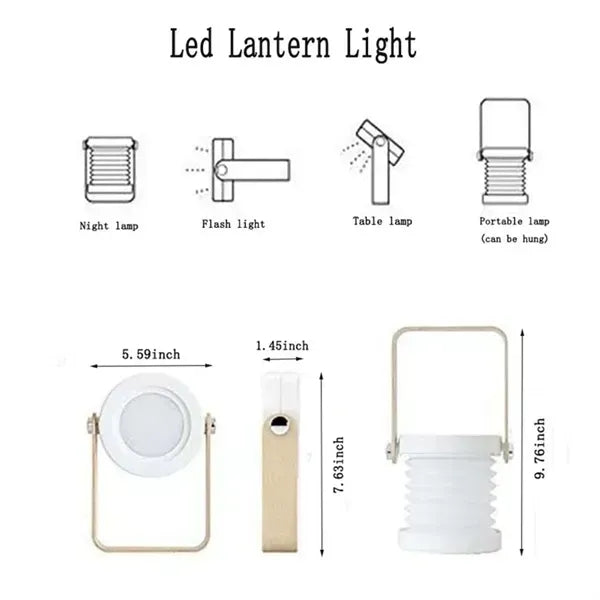 Versatile 4 Modes Lamp for Desk Outdoor and Night Reading