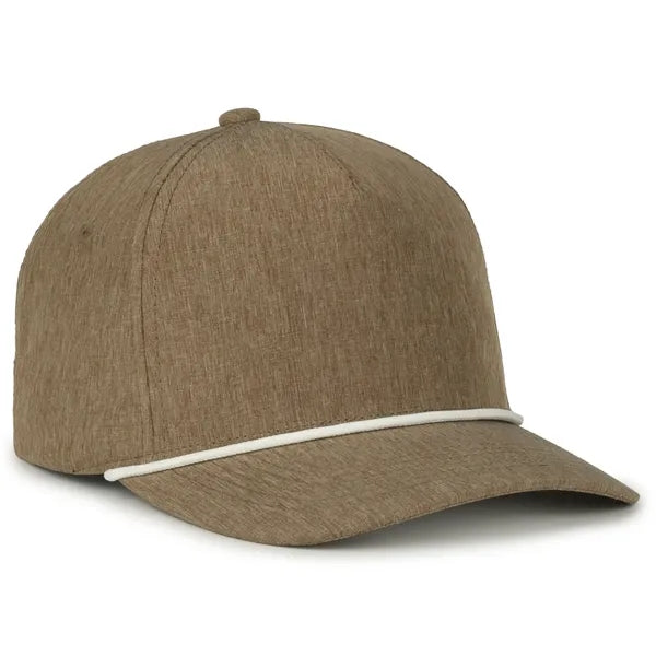 5 Panel Cap With Slight Pre-Curved Visor