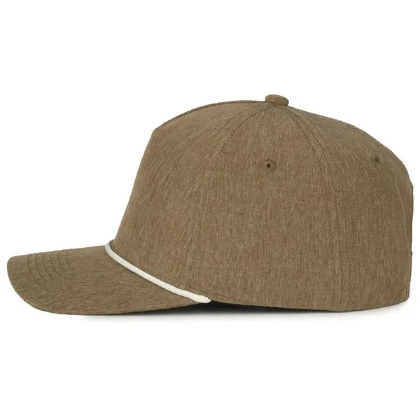 5 Panel Cap With Slight Pre-Curved Visor