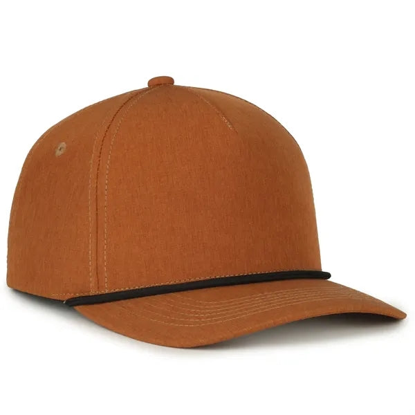 5 Panel Cap With Slight Pre-Curved Visor