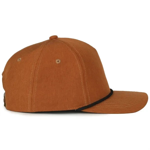 5 Panel Cap With Slight Pre-Curved Visor