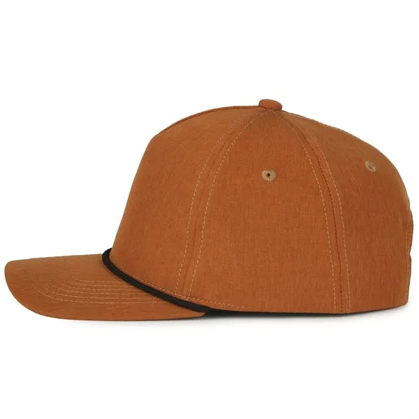 5 Panel Cap With Slight Pre-Curved Visor