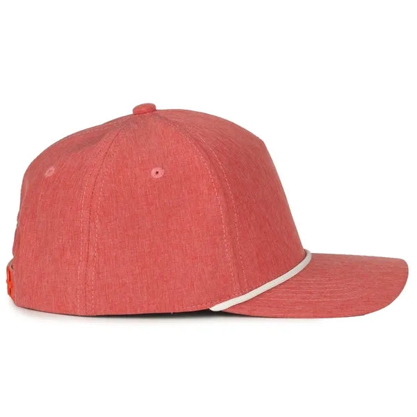 5 Panel Cap With Slight Pre-Curved Visor