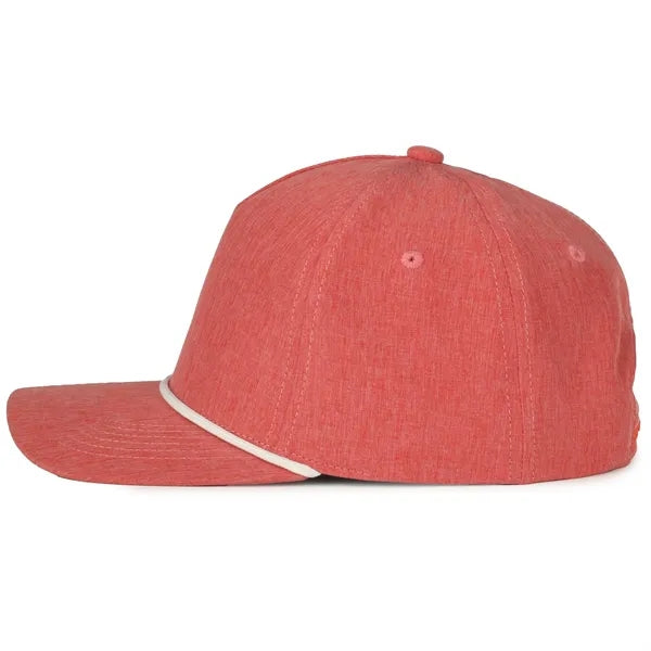 5 Panel Cap With Slight Pre-Curved Visor