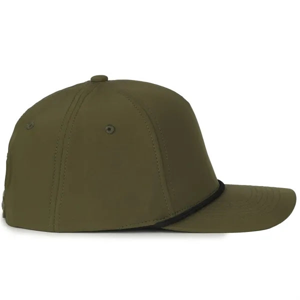 5 Panel Cap With Slight Pre-Curved Visor