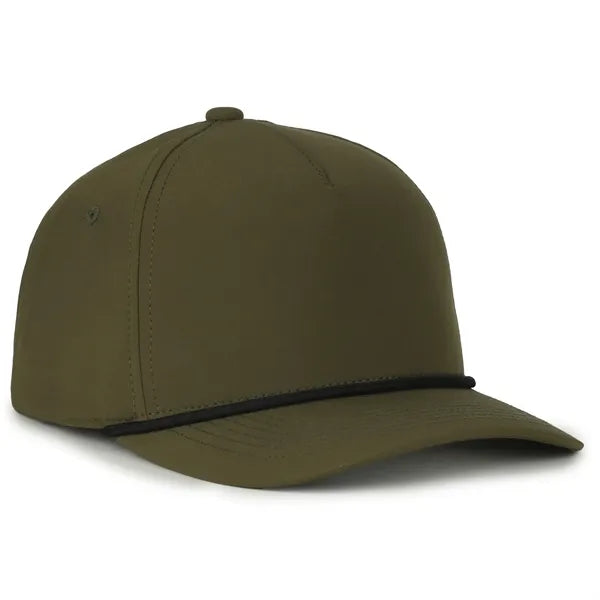 5 Panel Cap With Slight Pre-Curved Visor
