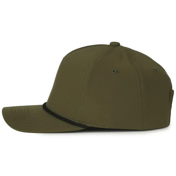 5 Panel Cap With Slight Pre-Curved Visor