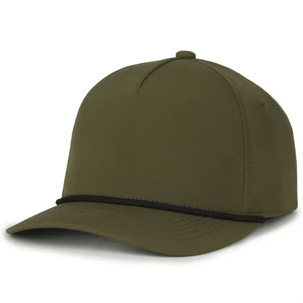 5 Panel Cap With Slight Pre-Curved Visor