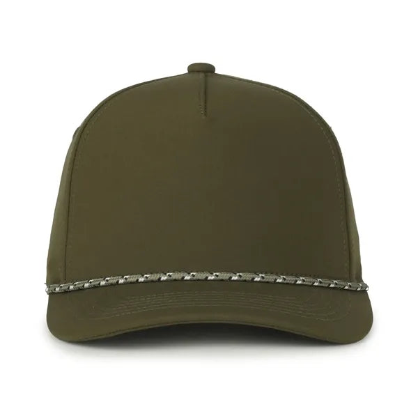 5 Panel Cap With Slight Pre-Curved Visor