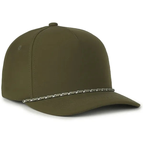 5 Panel Cap With Slight Pre-Curved Visor