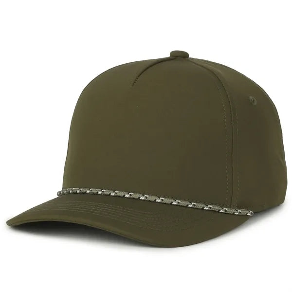 5 Panel Cap With Slight Pre-Curved Visor