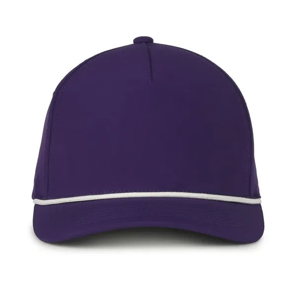 5 Panel Cap With Slight Pre-Curved Visor