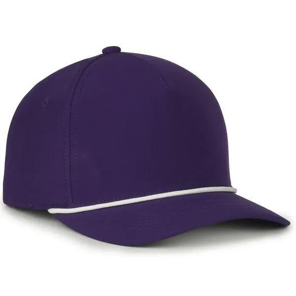 5 Panel Cap With Slight Pre-Curved Visor