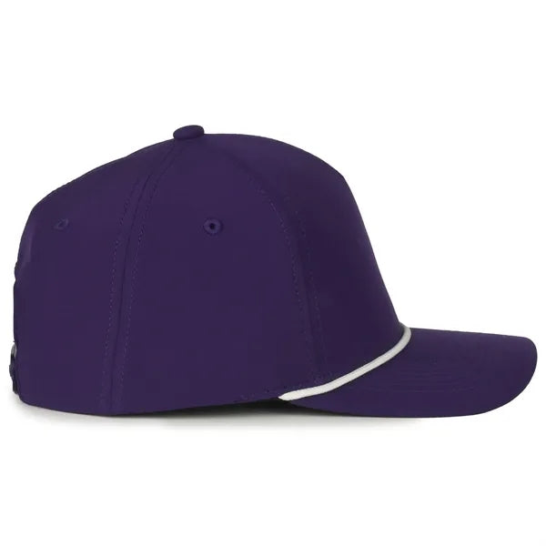 5 Panel Cap With Slight Pre-Curved Visor