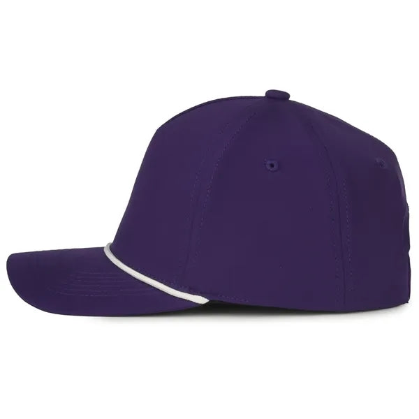 5 Panel Cap With Slight Pre-Curved Visor