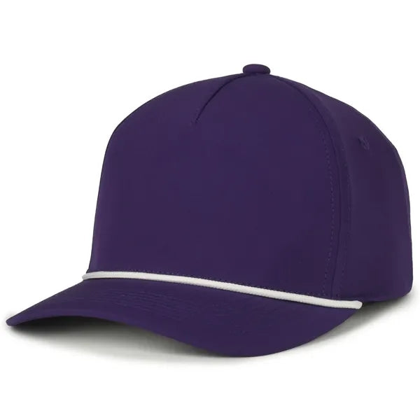 5 Panel Cap With Slight Pre-Curved Visor