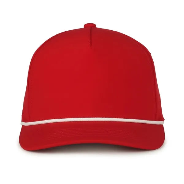 5 Panel Cap With Slight Pre-Curved Visor