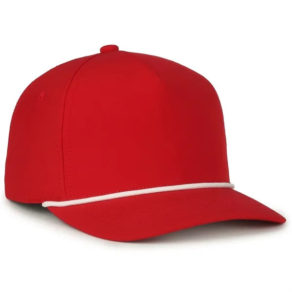 5 Panel Cap With Slight Pre-Curved Visor