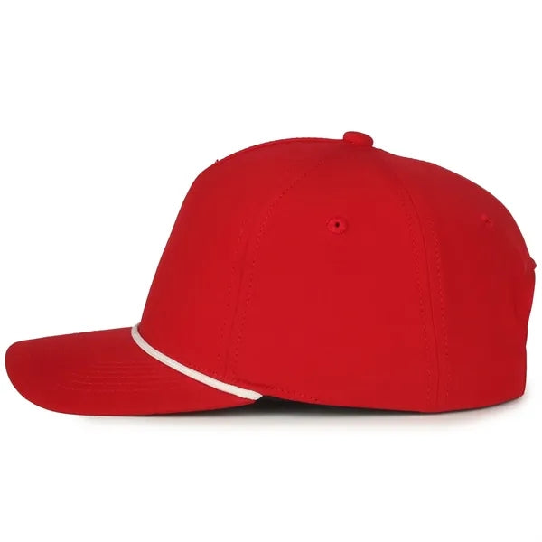 5 Panel Cap With Slight Pre-Curved Visor
