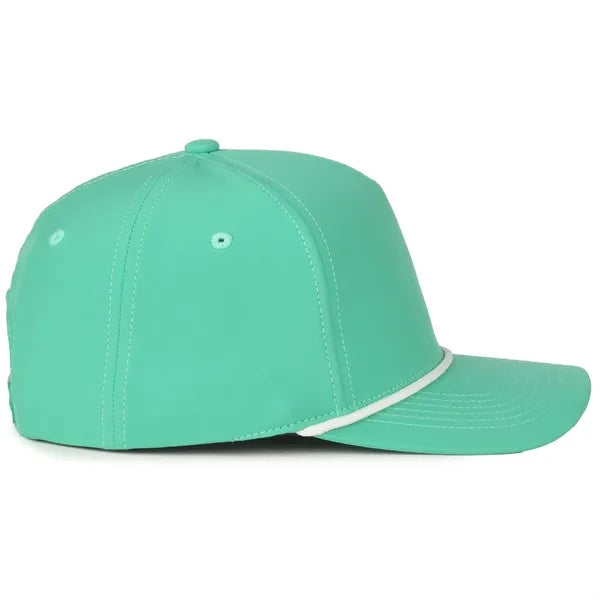 5 Panel Cap With Slight Pre-Curved Visor