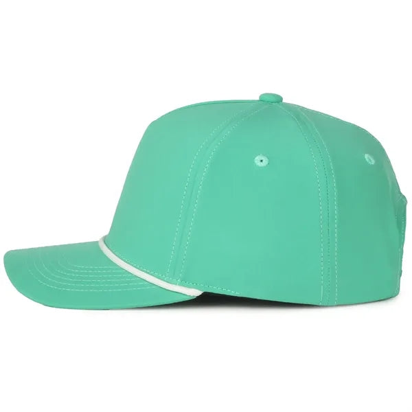 5 Panel Cap With Slight Pre-Curved Visor