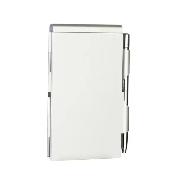 Mini Metal Cover Pocket Notebook Aluminum With Pen