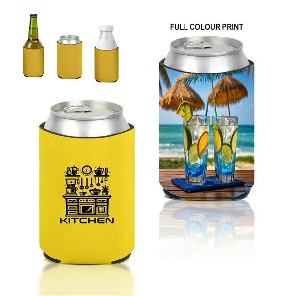 Economy Foam Can Cooler With Full Color Print