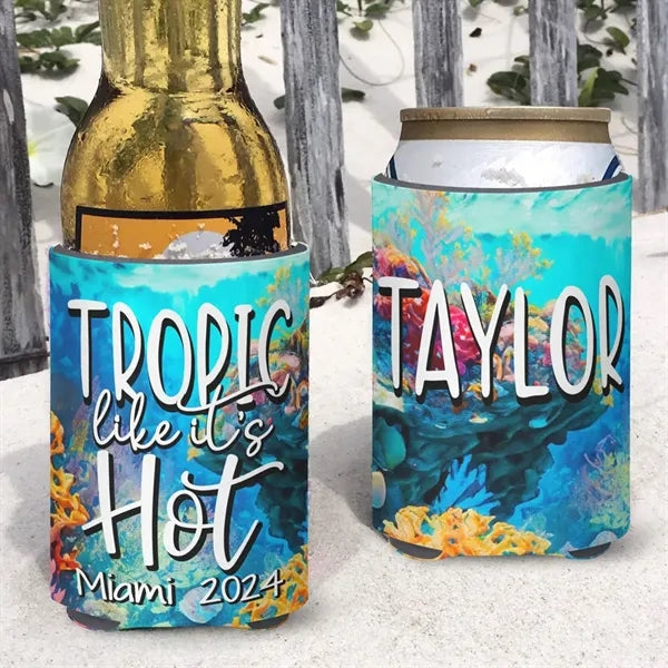 Economy Foam Can Cooler With Full Color Print