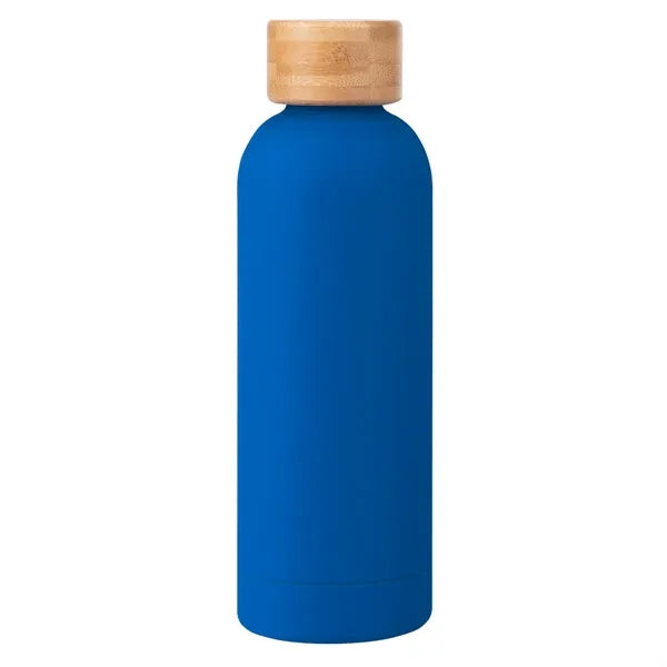 17 Oz. Blair Recycled Stainless Steel Bottle With Bamboo Lid
