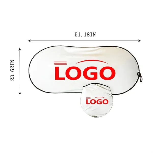 Foldable Car Sun Shade W/ Pouch