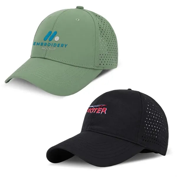 Quick Dry 6 Panel Baseball Cap With Embroidery Logo