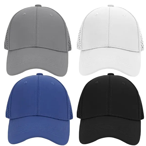 Quick Dry 6 Panel Baseball Cap With Embroidery Logo