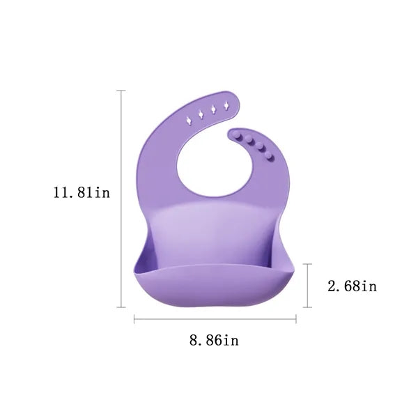 Pocket Silicone Baby Bib